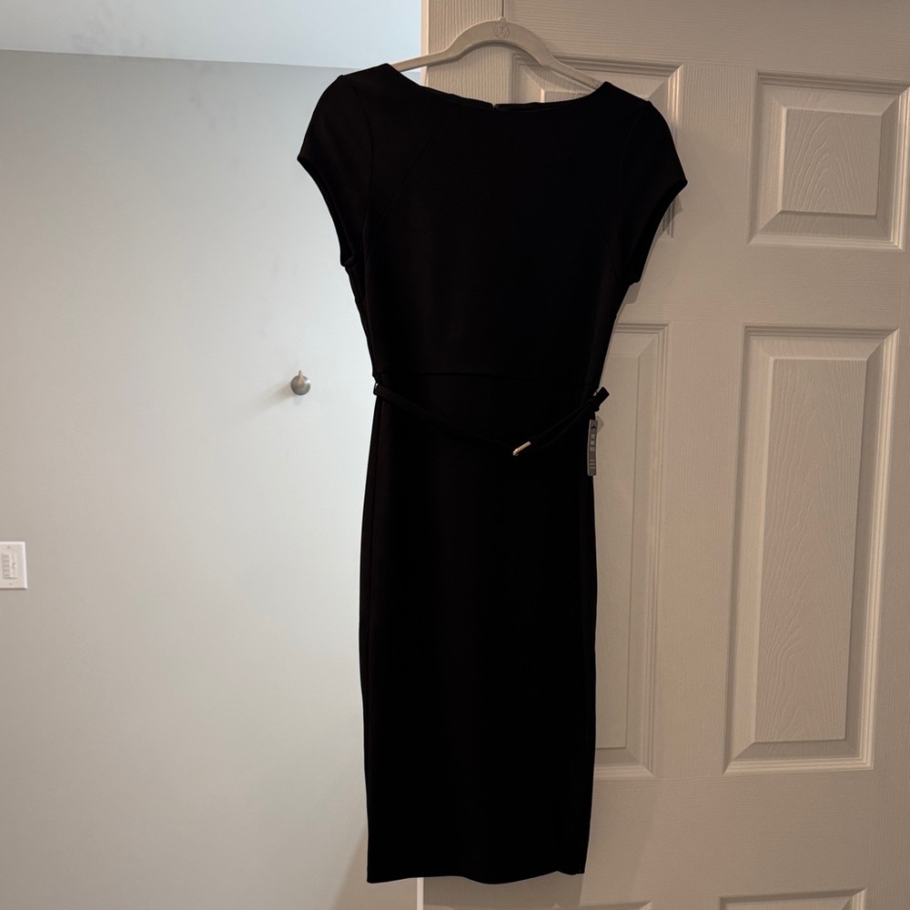 Express Black Midi Dress